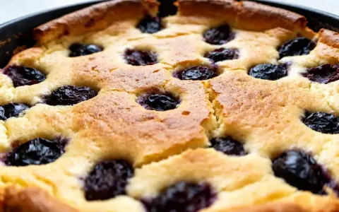 Tarte aux pruneaux, un délice comme la recette de grand-mère. Dorée et moelleuse, elle est parsemée de fruits savoureux.