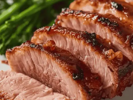 Tranches de magret de canard laqué, prêt à être dégusté. Une recette magret de canard en sauce qui promet un délice.